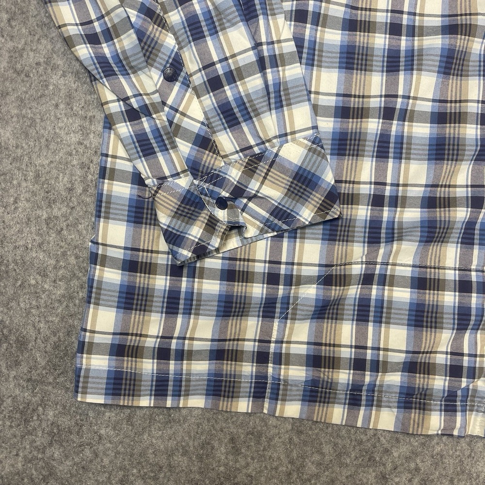 Rohan Equator Shirt Mens Size XL Long Sleeve Plaid Pattern Sun Protection UPF 40 - Picture 3 of 8